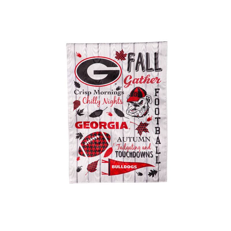 University of Georgia, Moire Flag, Garden, Fall Seasonal