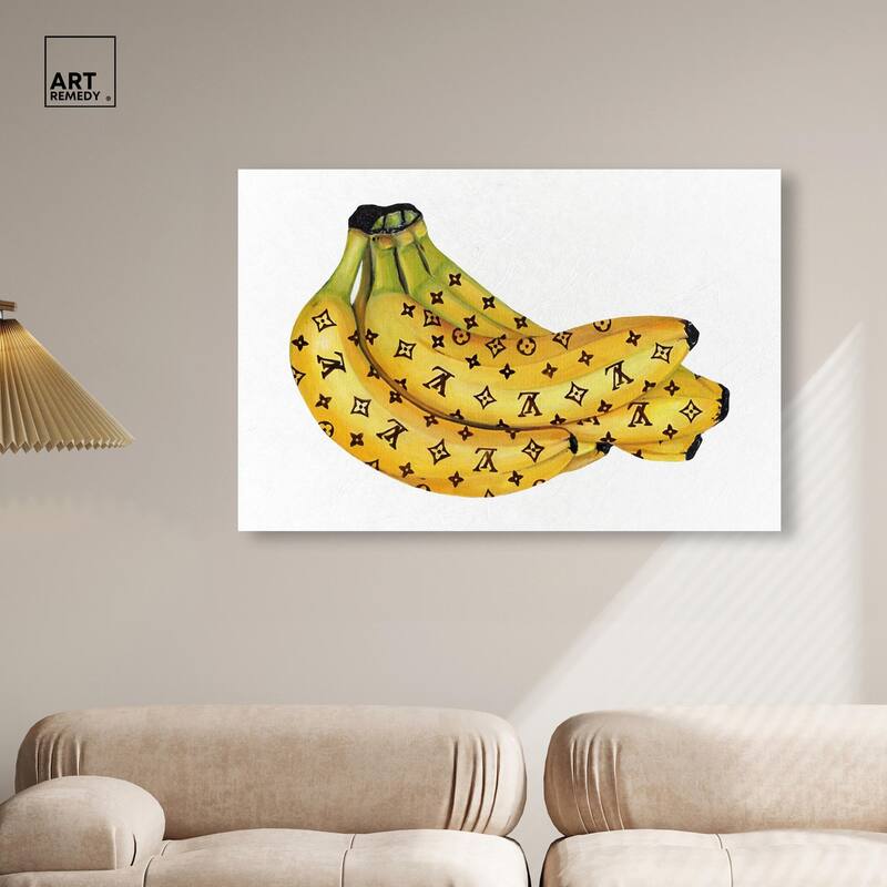 Fashion Bananas III Canvas by Art Remedy, Gallery Wrapped
