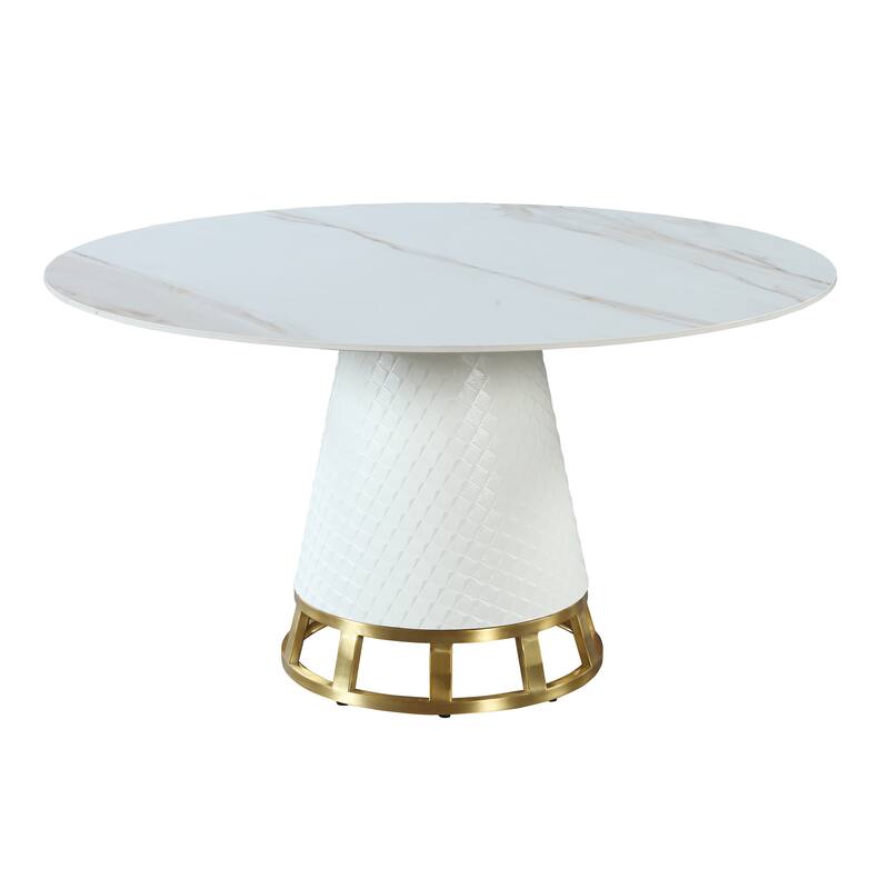 Somette Klone Modern Round Dining Table