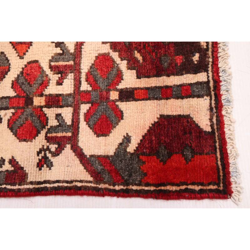 ECARPETGALLERY Hand-knotted Konya Anatolian Dark Red Wool Rug - 2'11 x 9'8