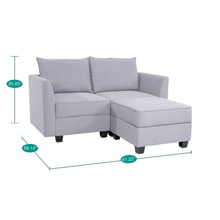 Modern Modular DIY Collection - Sturdy Wooden Frame - Versatile & Stylish Furniture for Living Room Bedroom