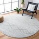preview thumbnail 38 of 112, SAFAVIEH Tulum Bora Moroccan Boho Chic Area Rug 10' Round - Light Grey/Ivory
