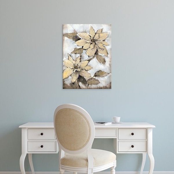 Easy Art Prints Tim OToole's 'Poinsettia Study I' Premium Canvas Art