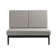 preview thumbnail 90 of 136, Outdoor Teak Wood Waterproof Armless Chair Loveseat with Cushions