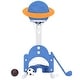 preview thumbnail 6 of 5, Kids Basketball Hoop Set 3-in-1 Sports Activity Center Blue