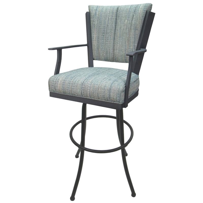 Swivel Extra Tall 34" (35") Metal Bar Stool Montana on Noam Base - 34" Seat
