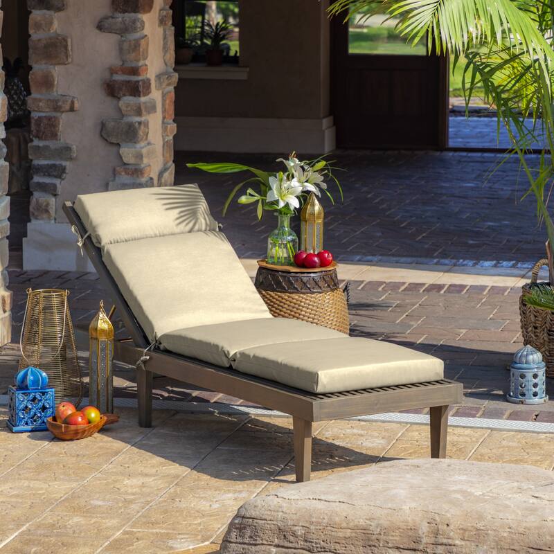 ARDEN Leala Texture Outdoor Chaise Lounge Cushion