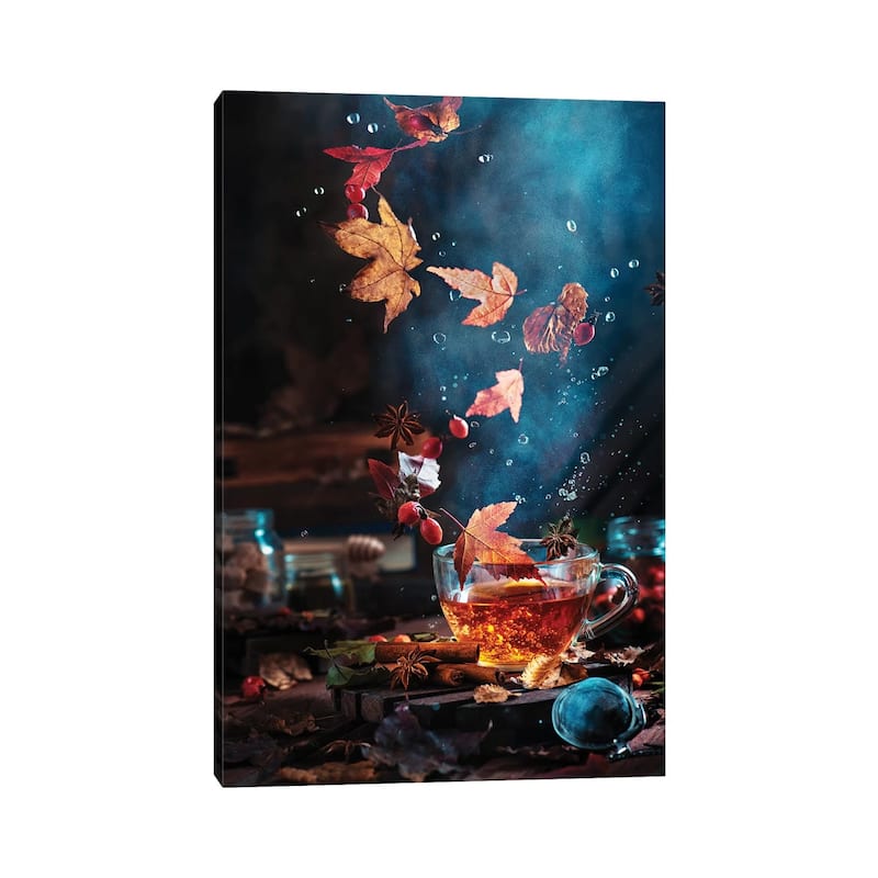 iCanvas "Briar Tea With Autumn Swirl" by Dina Belenko Canvas Print