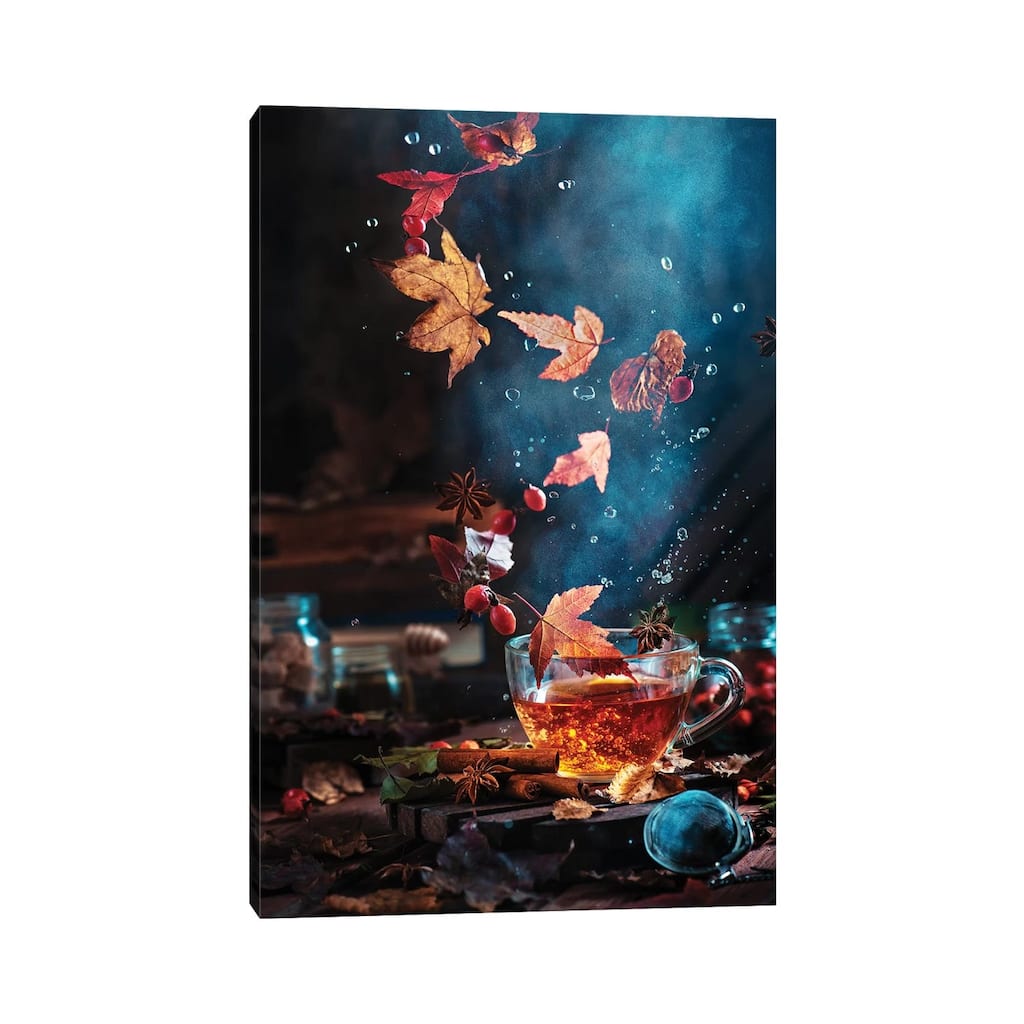 iCanvas "Briar Tea With Autumn Swirl" by Dina Belenko Canvas Print