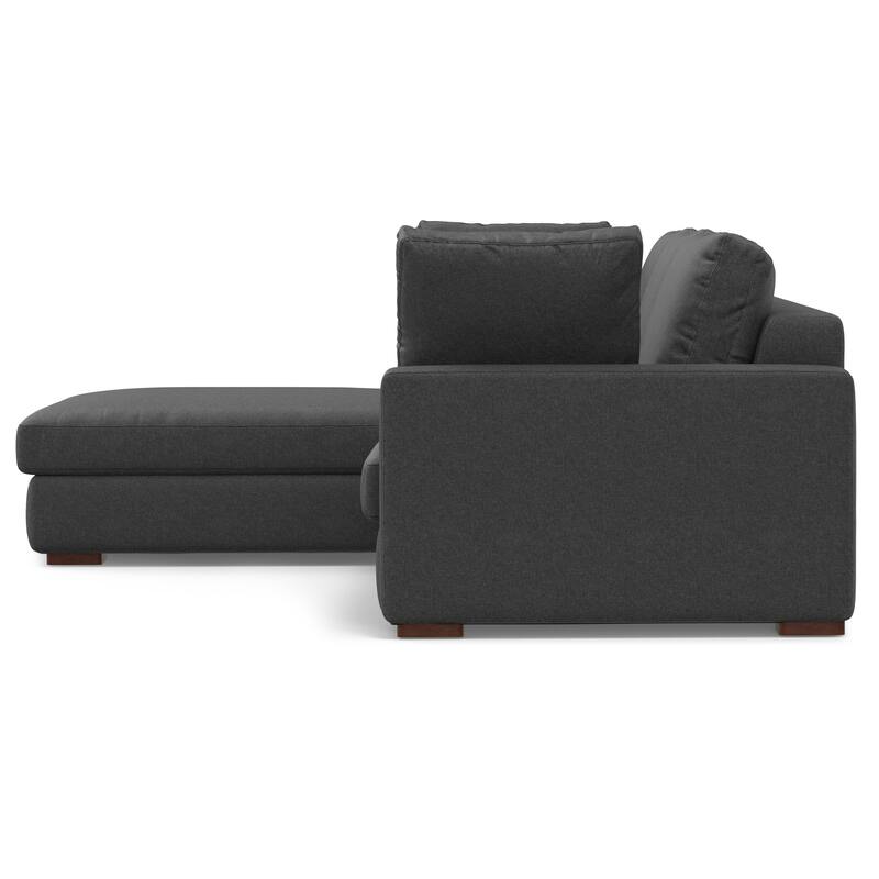 WYNDENHALL Roscoe Left-Facing Sectional in Tightly Woven Performance Fabric