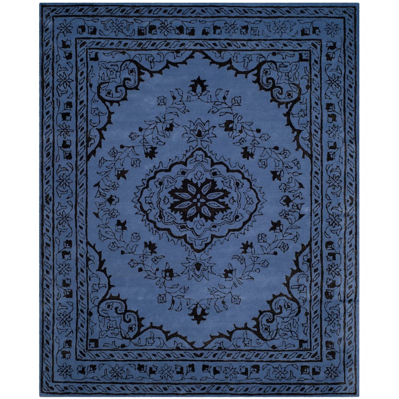 SAFAVIEH Handmade Glamour Gudmundina Modern Viscose Rug - 8' x 10' - Purple