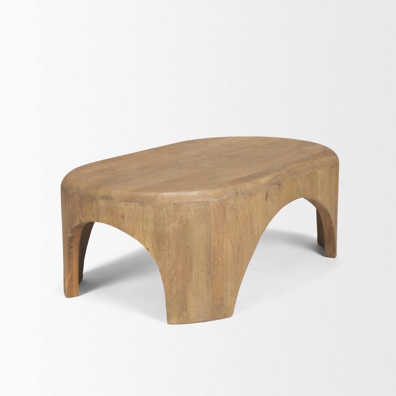 Shima Light Brown Coffee Table - 48.0L x 28.0W x 16.0H
