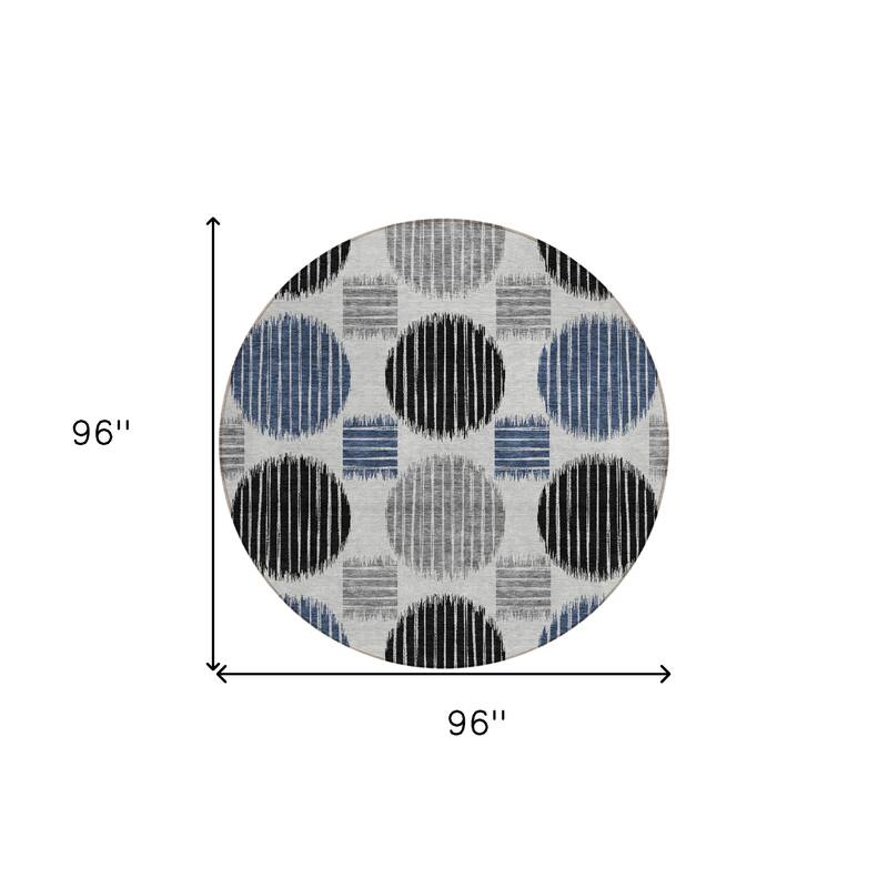 HomeRoots Geometric Transitional Rectangle Outdoor Rug