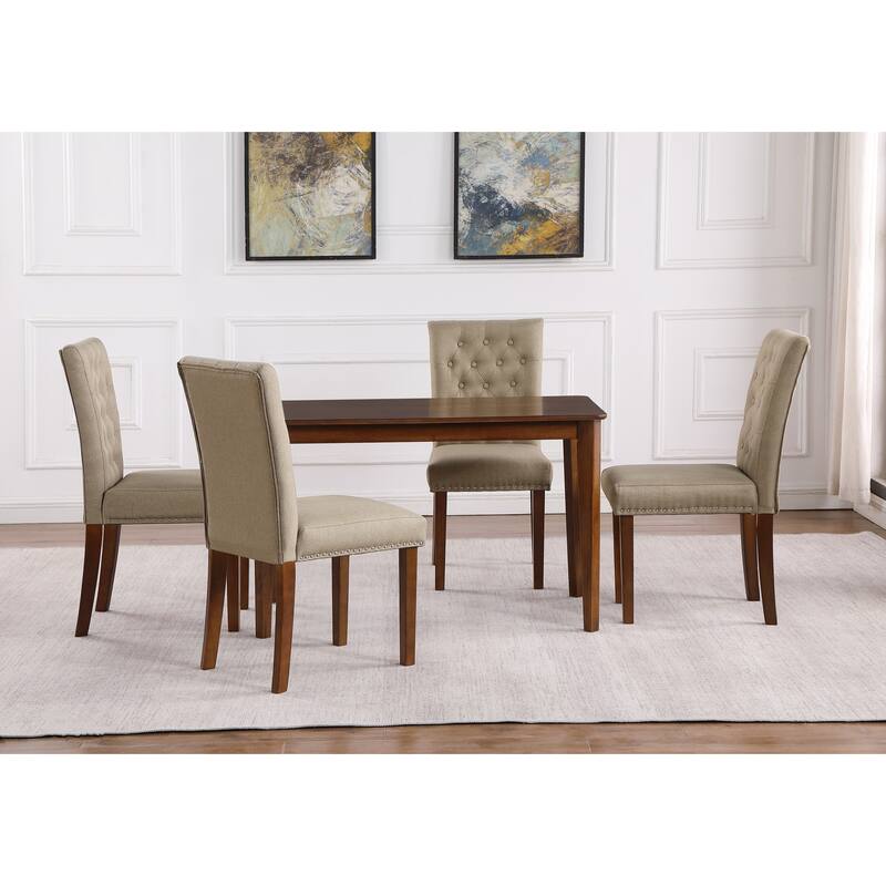 Norlyn 48" Walnut Rectangular Dining Table