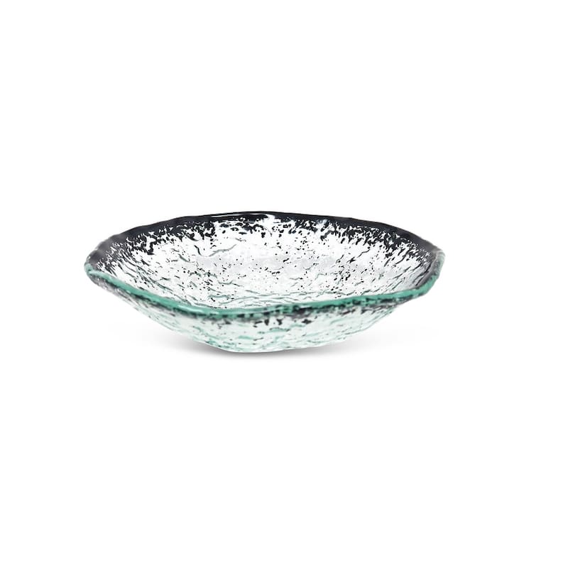 Salad Bowl With Scattered Black Design - Medium