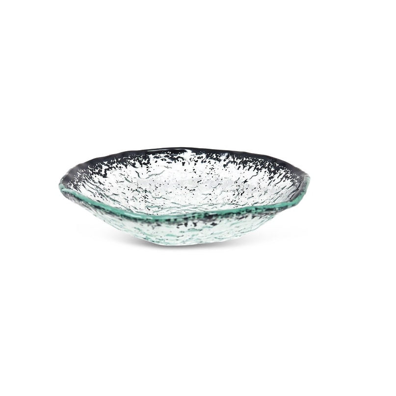 Salad Bowl With Scattered Black Design