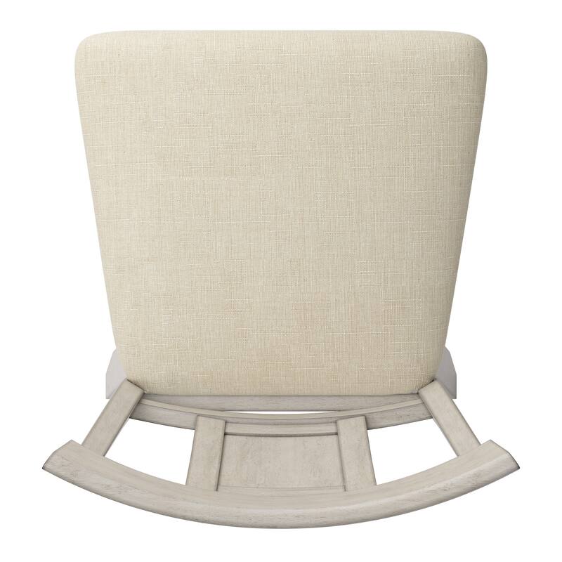 Eleanor Panel Back Wood Swivel Chair by iNSPIRE Q Classic