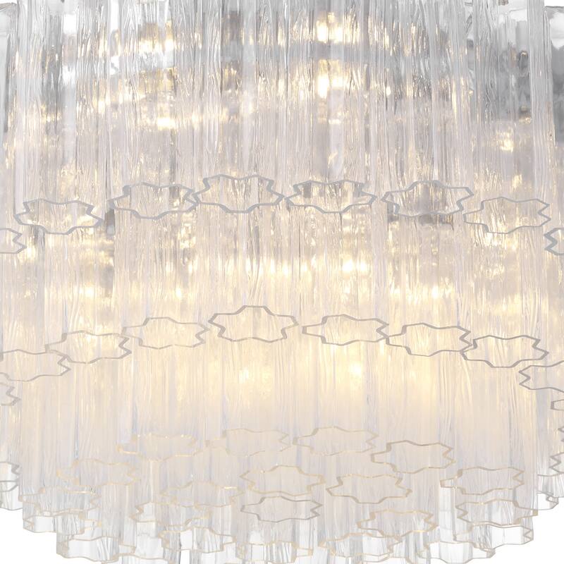 Crystorama Lighting Group ADD-331-CL Addis 16 Light 32" Wide Flush
