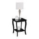 preview thumbnail 2 of 14, Convenience Concepts American Heritage Square End Table with Shelf