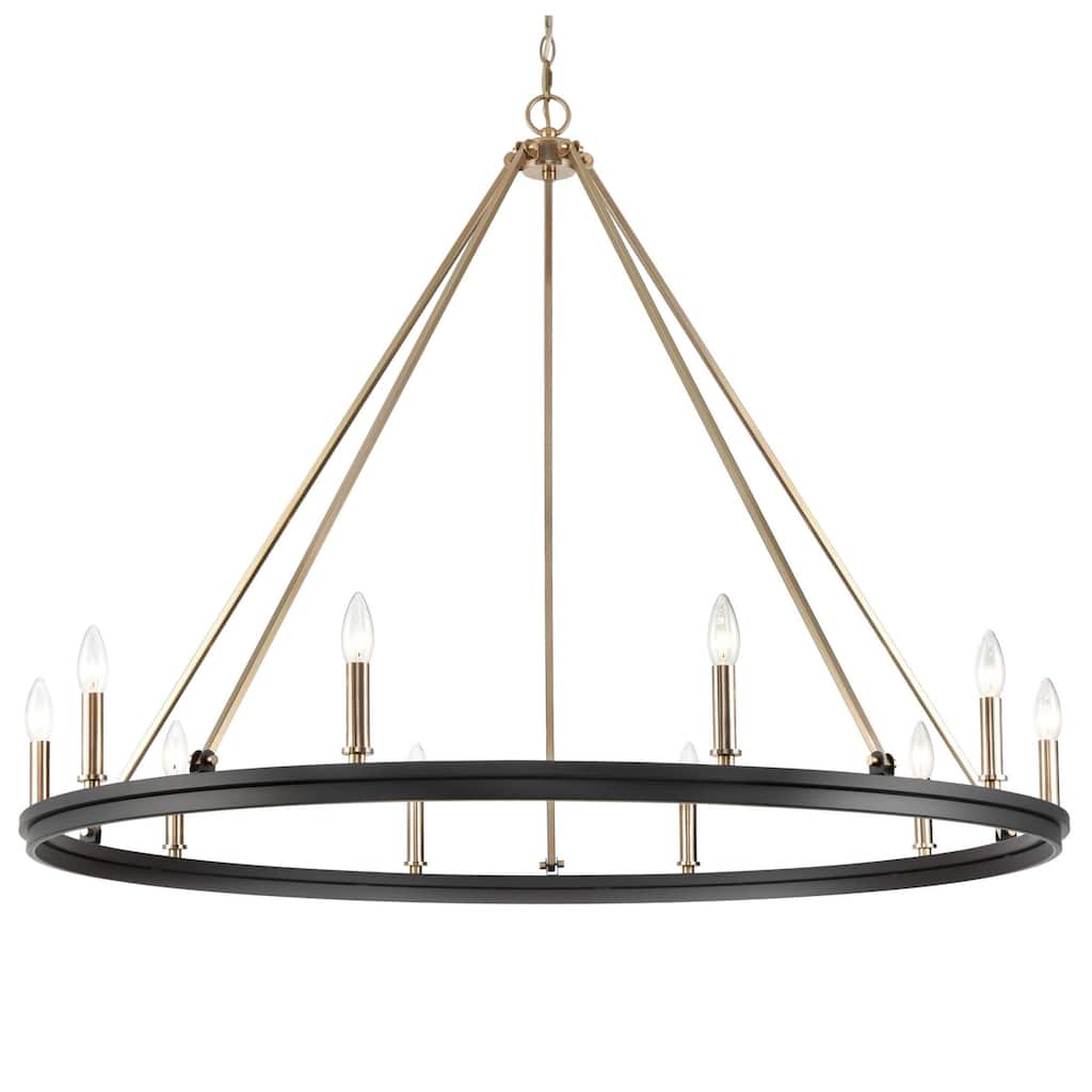 Millennium Lighting 9510 Carruth 10 Light 45" Wide Taper Candle Style