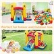 preview thumbnail 6 of 8, Costway Kids Bouncy Castle 480W Blower Included - See Details