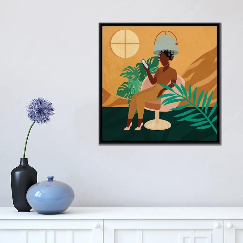 iCanvas "Salon No. 3" by Domonique Brown Framed Canvas Print