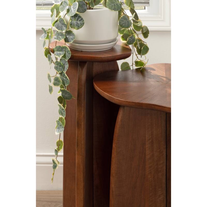 Kate and Laurel Kanna Wood 2pc Table Set - 2 Piece