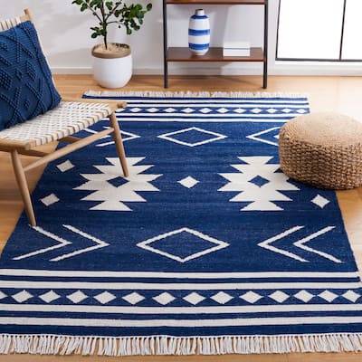 SAFAVIEH Handmade Kilim Abeline Rustic Boho Tribal Rug