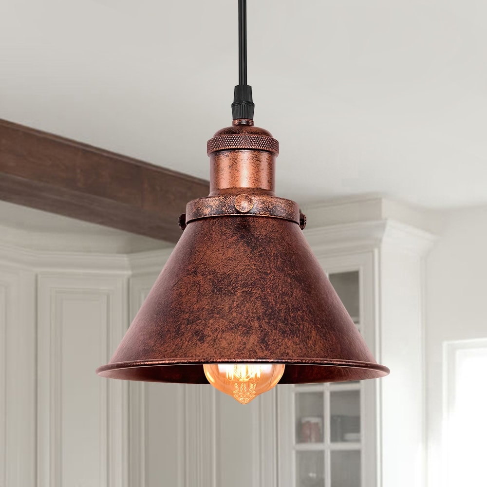 Retro Industrial Style 1-Light Pendant 