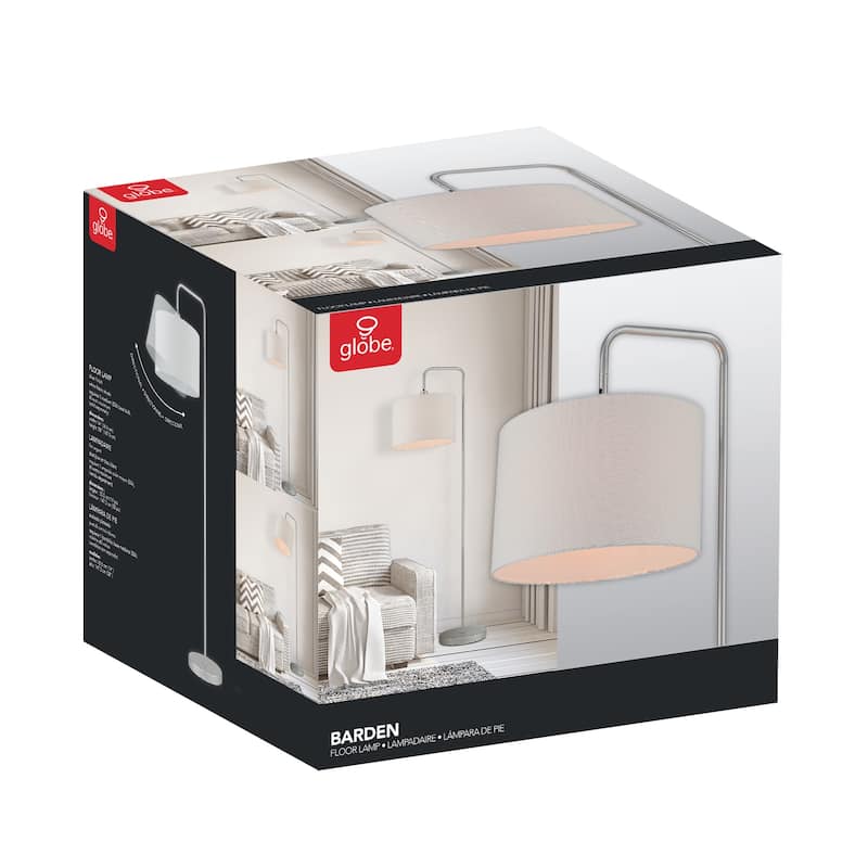 Barden 58" Floor Lamp with Linen Shade