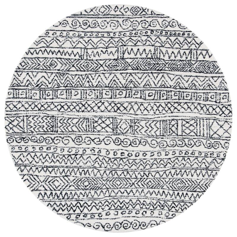SAFAVIEH Handmade Micro-Loop Ayelet Transitional Wool Rug-