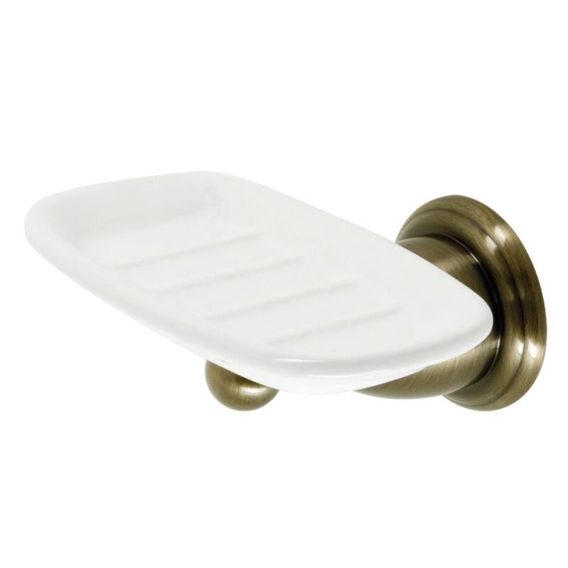 Heritage Wall-Mount Soap Dish Holder - Antique Brass