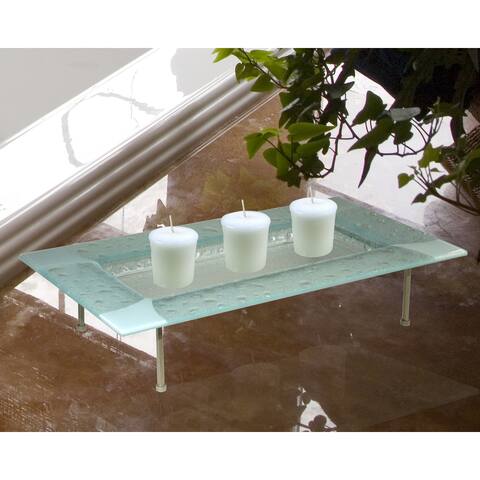 Springdale 5"H Rain Drop Fused Glass Candle Holder