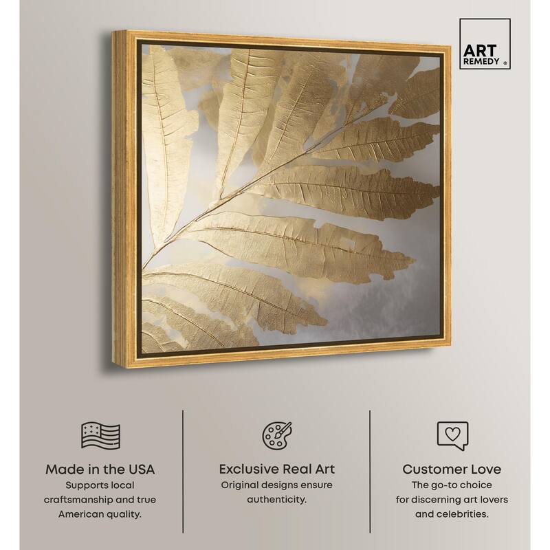 Golden Canopy (I) Canvas by Art Remedy