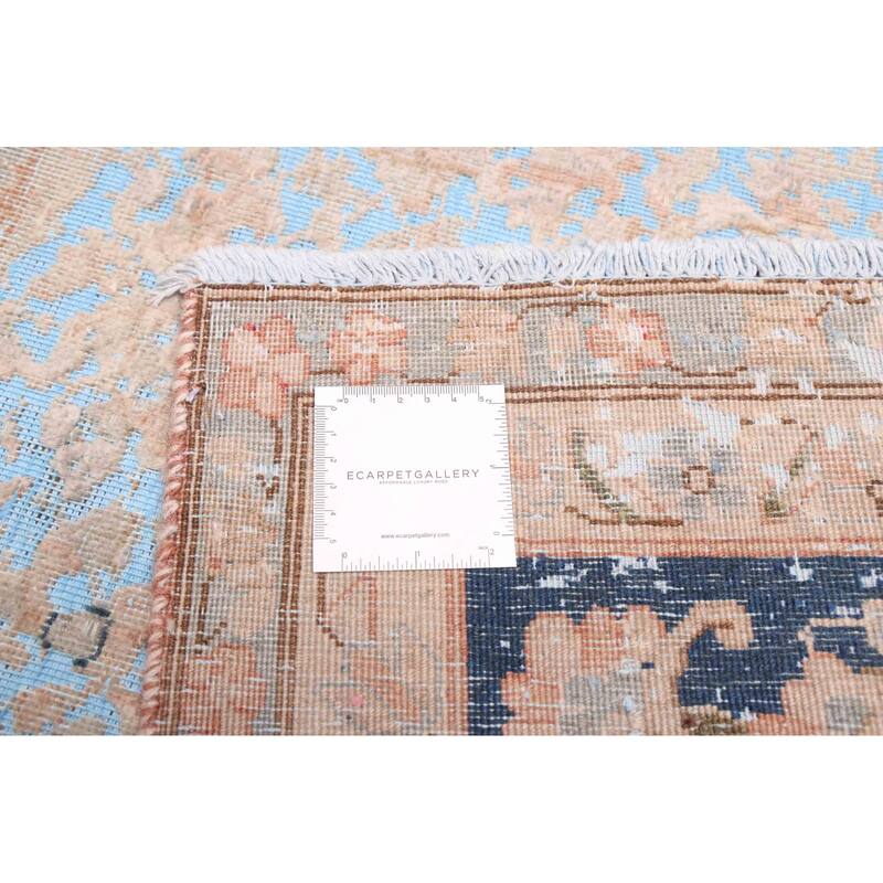 ECARPETGALLERY Hand-knotted Antalya Vintage Brown Wool Rug - 9'7 x 13'7
