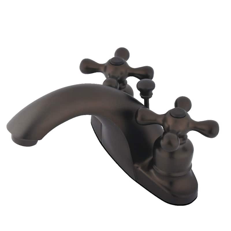 Kingston Brass English Country Centerset Bathroom Faucet with Pop-Up - Oil Rubbed Bronze