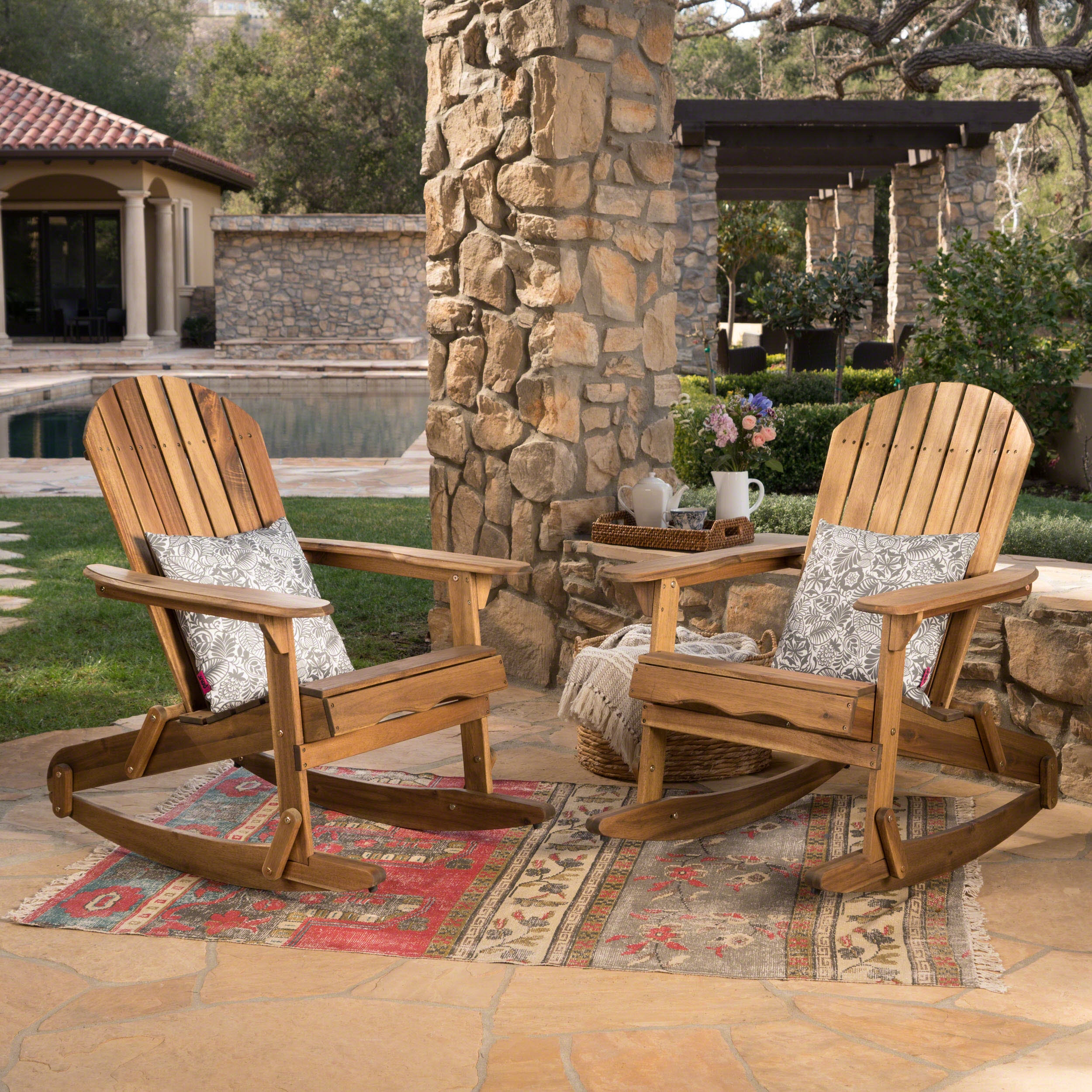 Wooden porch rockers for sale deals
