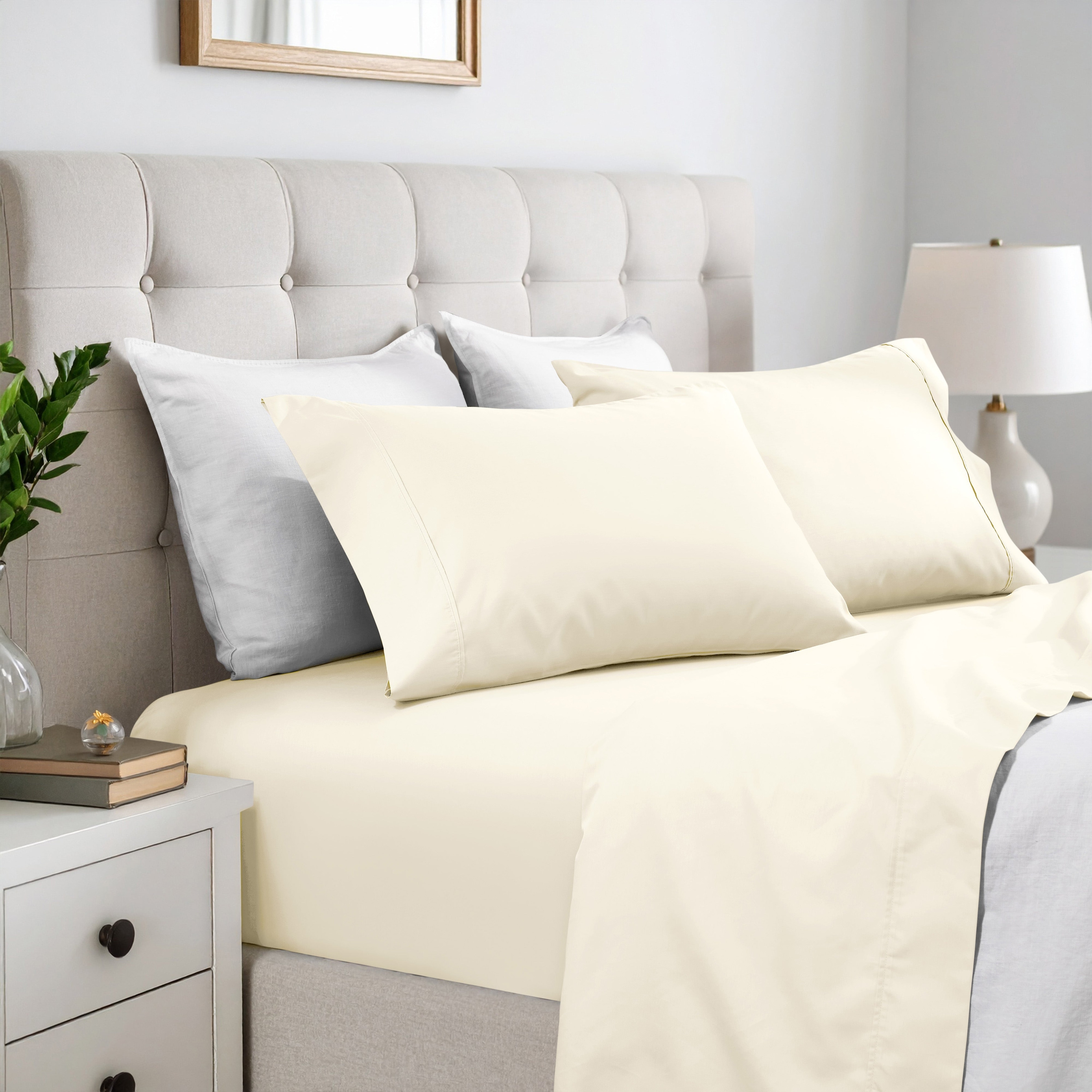 Superior 600 Thread Count Cotton Blend Sheet Set