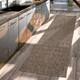 Variegated Waterproof Outdoor Rug for Patio - 2'8" x 8'2" - brown
