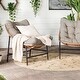 preview thumbnail 4 of 14, Middlebrook Outdoor Rattan Papasan Chairs with Cushions, Set of 2