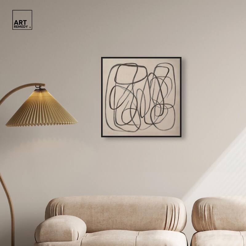 Unbroken Line I Canvas by Art Remedy