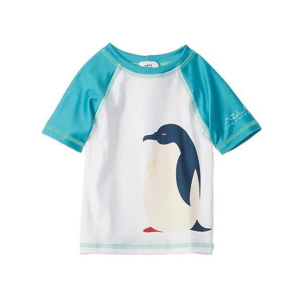 baby boy white rash guard