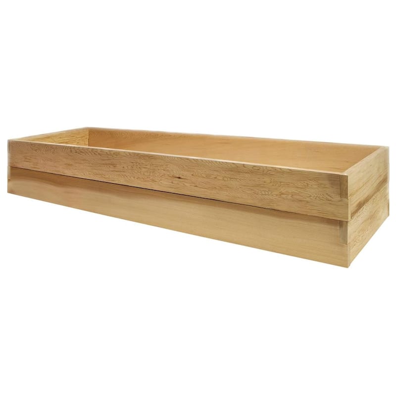 All Things Cedar 6x2 Ft Elevated Garden Box with Stackable and Expandable Design - 26