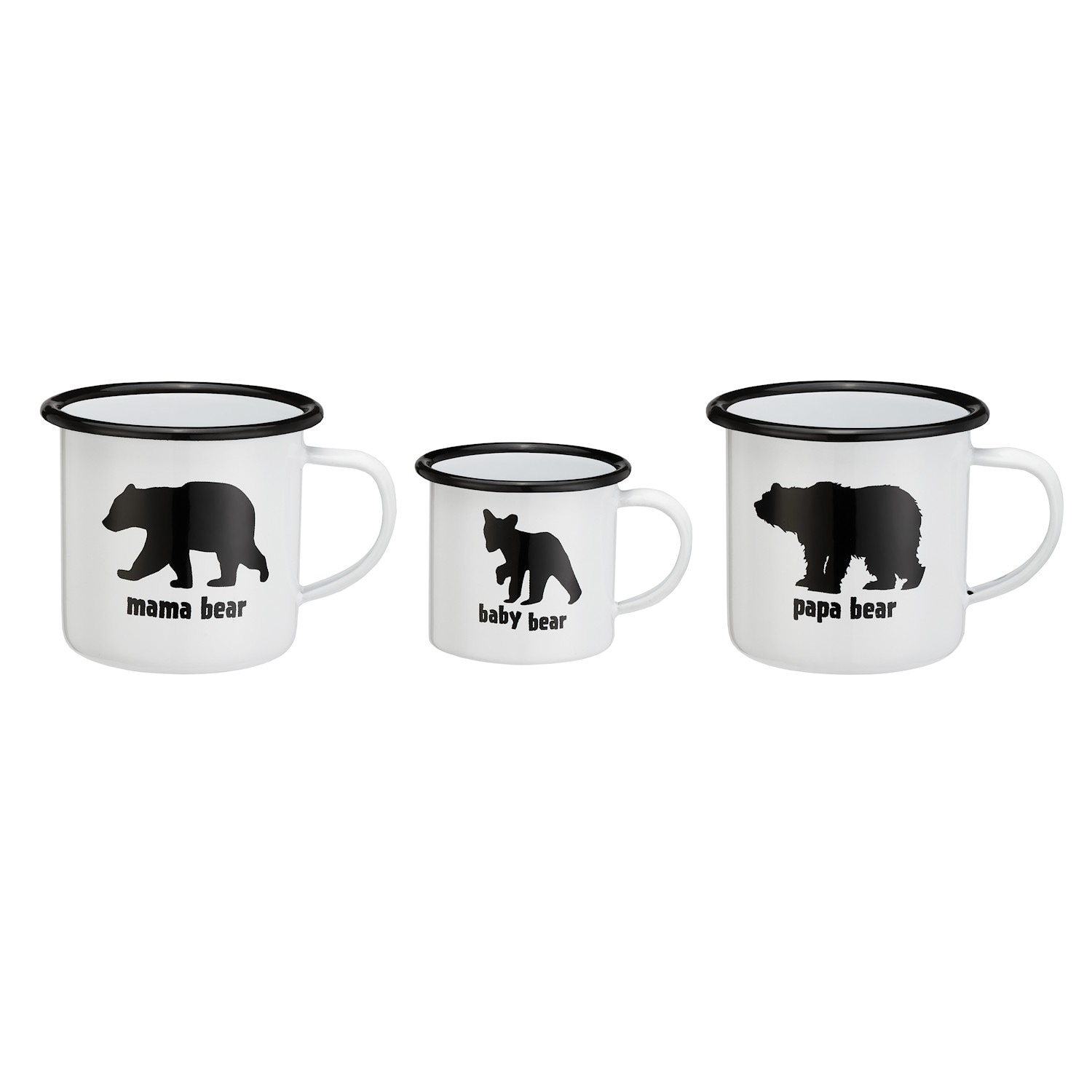 mama bear papa bear baby bear mugs