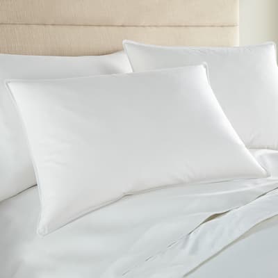 Downlite Soft Down Stomach Sleeper Pillow - White
