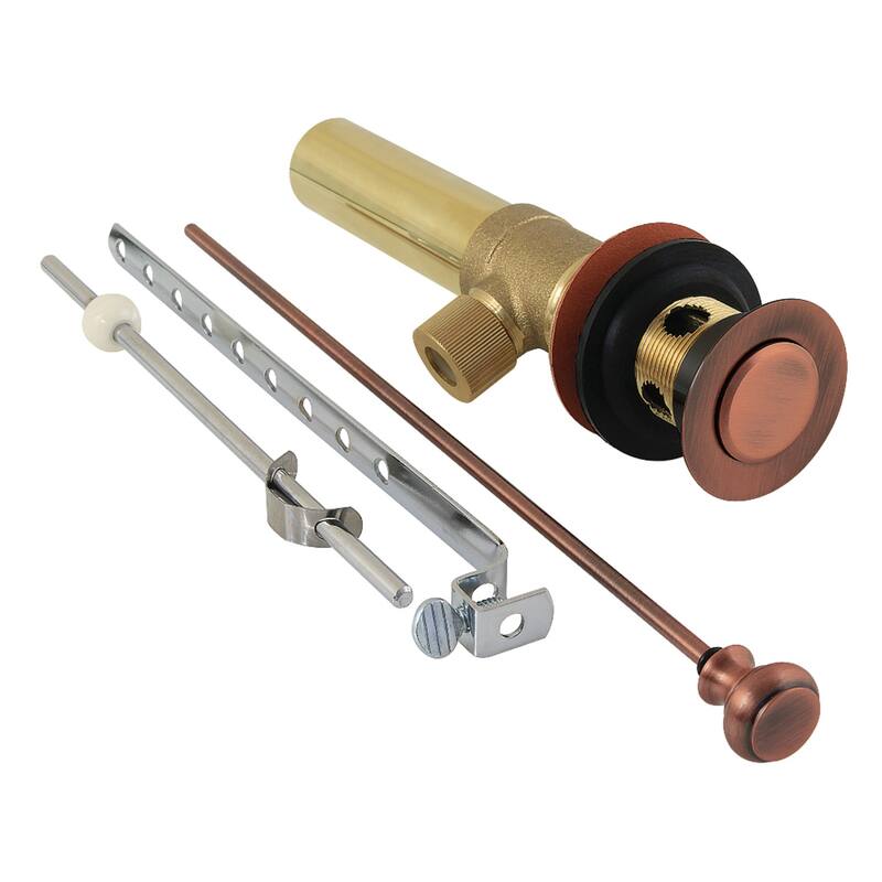 Trimscape Pop-Up Drain with Overflow - Antique Copper