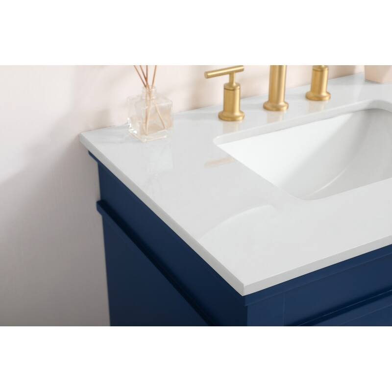 Elegant Lighting VF13030-VW Lexington 30" Free Standing Single Basin