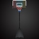 preview thumbnail 13 of 12, Portable Basketball Hoop with Adjustable Height 8-10ft for All Ages - 43.3"x29.6"