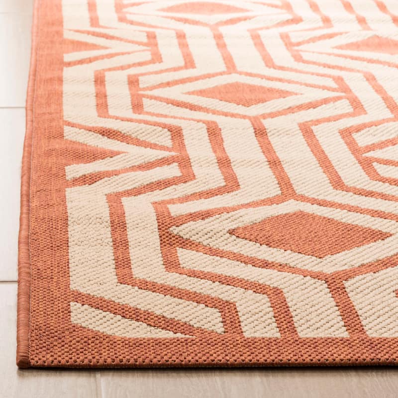 SAFAVIEH Courtyard Chong Indoor/ Outdoor Waterproof Patio Backyard Rug