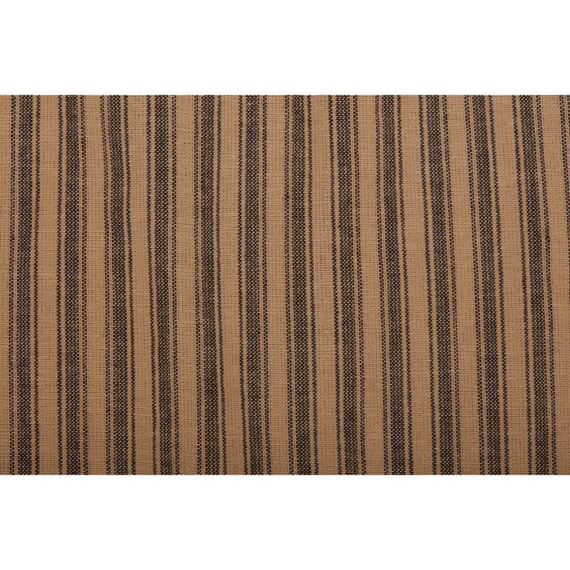 Farmhouse Star Ticking Stripe Bed Skirt